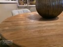 Gerecycled teak tafelblad