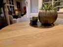 Ronde eiken eettafel 120 cm