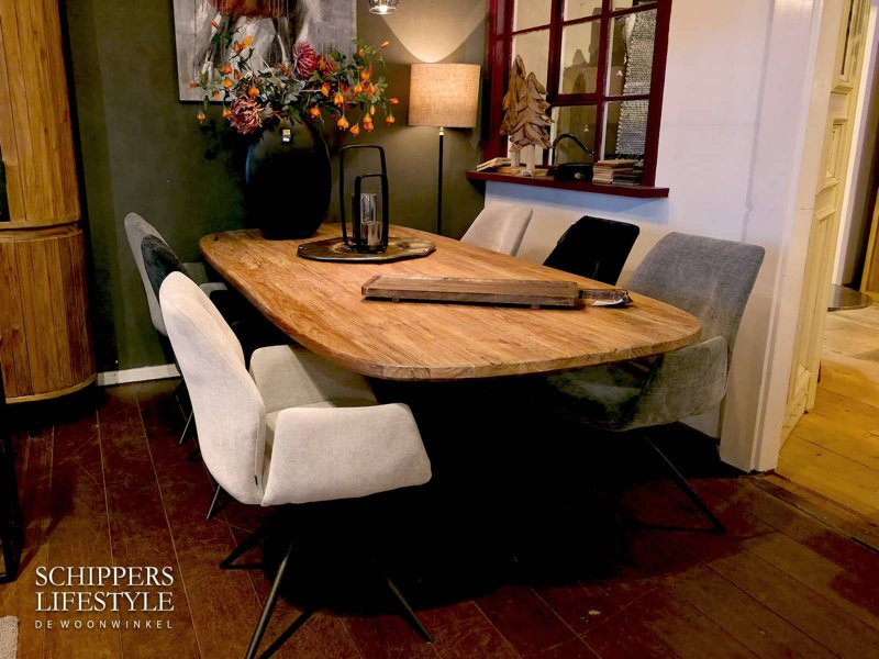 Tafel teak hout gerecycled