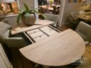 Uitschuiftafel eiken rond