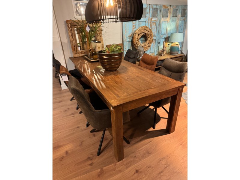 Teak houten eetkamertafel