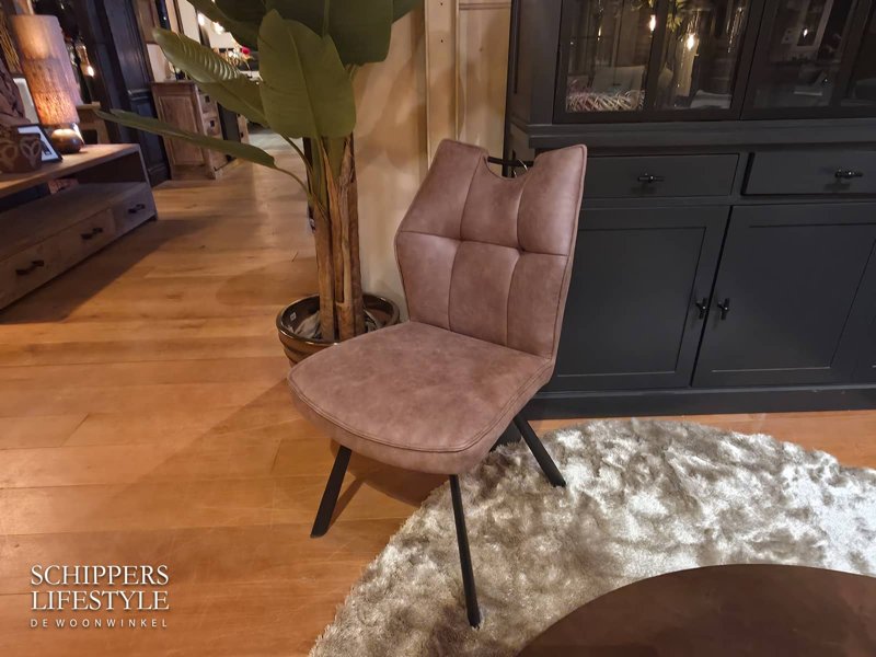 Eetkamerstoel luxe stof