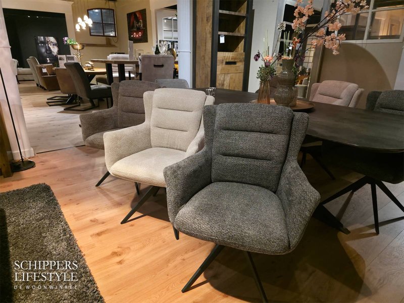 Eetkamerstoelen stof