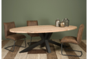Eettafel ovaal eiken