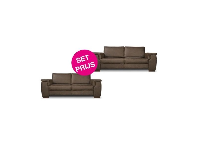 Leren bank aanbeding het anker