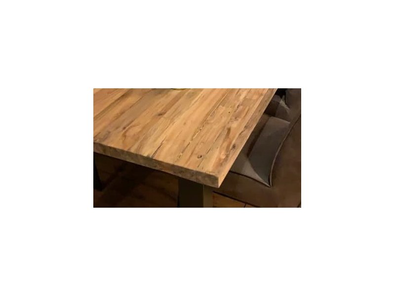 Eetkamertafel van gerecycled teak - Schippers Lifestyle