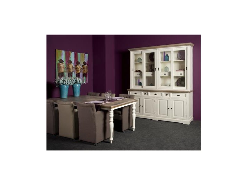 Vitrinekast Fleur met schuifdeuren - Tower Living