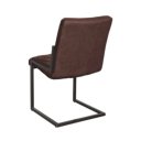 Eetkamerstoel Lanz in eco-leder - zonder armleuning