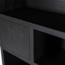 Kabinet Helsinki 2-delig 2 laden - zwart