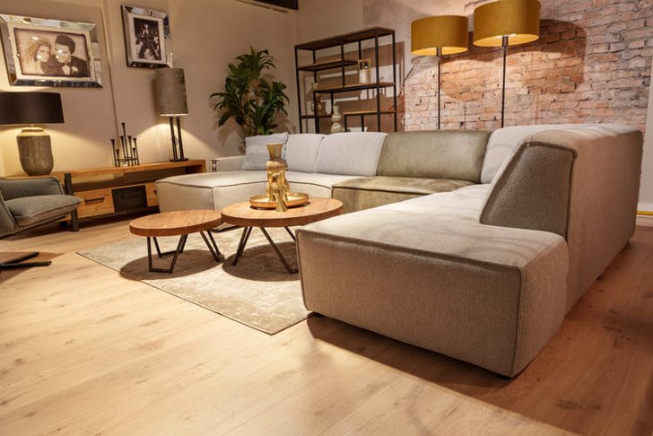 Geräumiges beiges Ecksofa – Schippers Lifestyle Enschede