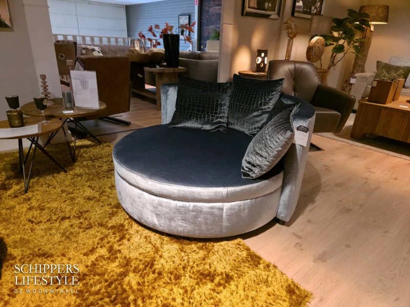 Grote ronde fauteuil