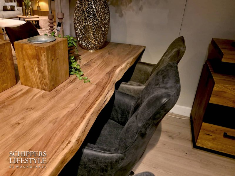 Tafel hout organische kanten