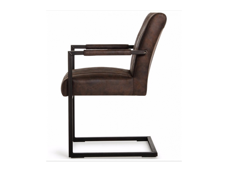 eetkamerstoel Sjimmy in bull leder